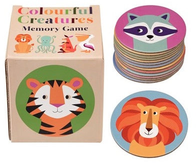 Colourful Creatures Memory Game