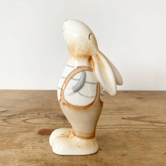 Bunny Dungarees, 11cm